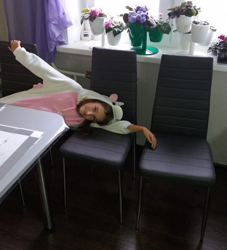 Стул на металлокаркасе DC2-001 green / orange фото покупателя 4