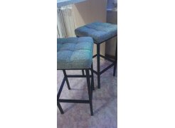 Барный стул Лофт кожзам d1 / черный матовый фото покупателя 148