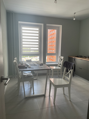 Стол Лота Лофт 140 25 мм черный матовый / бетон фото покупателя 1010