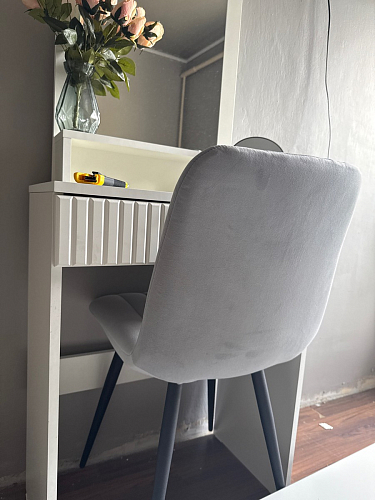 Стул на металлокаркасе Дани бежевый / белый фото покупателя 30