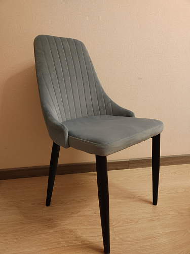 Стул на металлокаркасе Kora gray / black фото покупателя 78