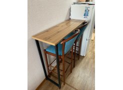 Барная стойка Дилан Лофт 120х60х90 бетон фото покупателя 97