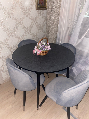 Стул на металлокаркасе Gabi latte / gold / black фото покупателя 467