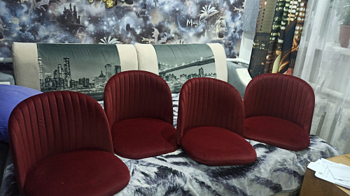 Стул на металлокаркасе Gabi gray / black фото покупателя 112