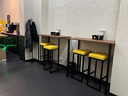 Барная стойка Дилан Лофт 120х40х98 дуб делано темный фото покупателя 201