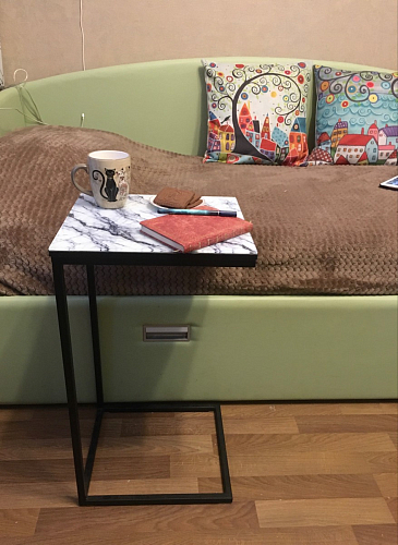 Журнальный столик Геркулес королевский мрамор фото покупателя 4