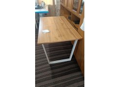 Деревянный стол Лота Лофт 120(160)х75 черный матовый / бетон светлый фото покупателя 474