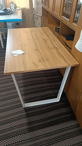 Стол раскладной Лота Лофт 120 25 мм юта / черный матовый фото покупателя 474