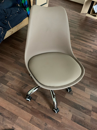 Компьютерное кресло Kolin с подушкой clear / white фото покупателя 432
