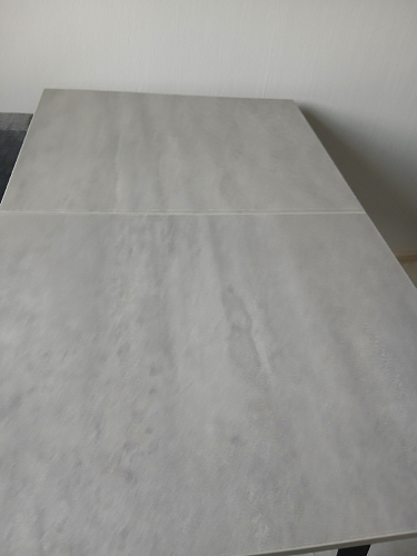 Стол Тринити Лофт 120 32 мм дуб галифакс табако / черный матовый фото покупателя 736