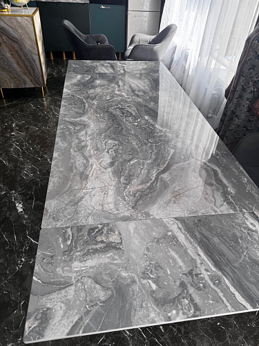 Керамический стол Ливи 140(200)х80х78 carla larkin / дуб монтана фото покупателя 6