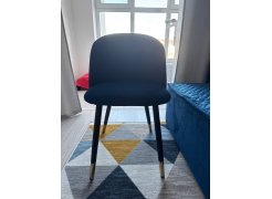 Стул на металлокаркасе Gabi 1 бежевый / черный с серебряными наконечниками фото покупателя 547