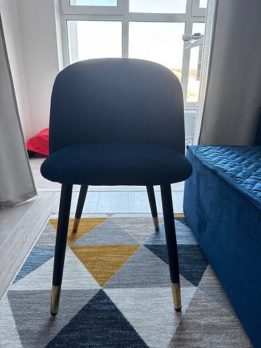 Стул на металлокаркасе Gabi gray / black фото покупателя 547