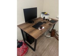 Стол Лота Лофт 120 25 мм сабия / черный матовый фото покупателя 842