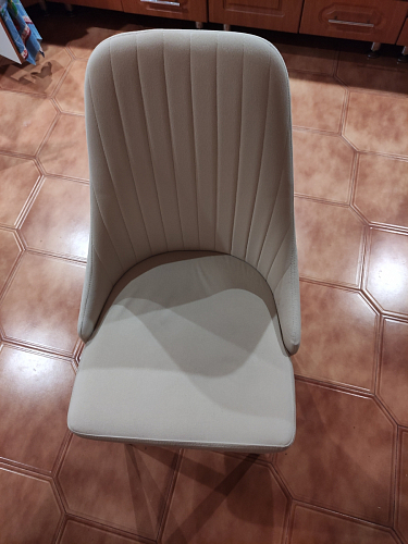 Стул на металлокаркасе Kora 1 light blue / white / black фото покупателя 11