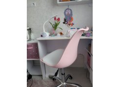 Компьютерное кресло Kolin с подушкой clear / white фото покупателя 144