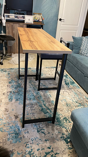 Барная стойка Дилан Лофт 120х50х90 бетон фото покупателя 9