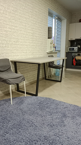 Деревянный стол Лота Лофт 140х80 дуб крафт табачный / черный матовый фото покупателя 968