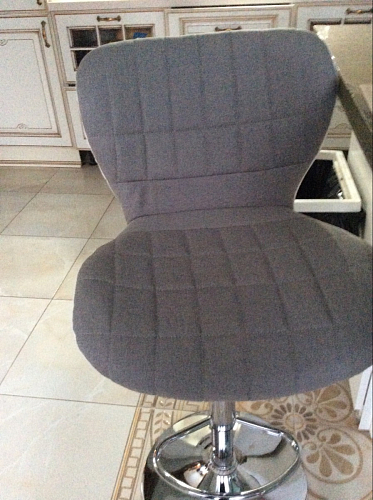 Барный стул Brend серый / белый фото покупателя 2