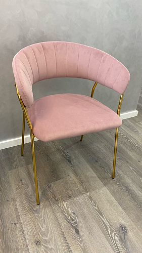 Стул на металлокаркасе Kamelia gold / gray фото покупателя 78