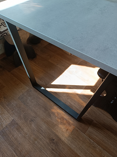 Деревянный стол Лота Лофт 140х80 дуб крафт табачный / черный матовый фото покупателя 689