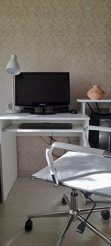 Компьютерный стол Джаз-24 левый дуб молочный фото покупателя 95