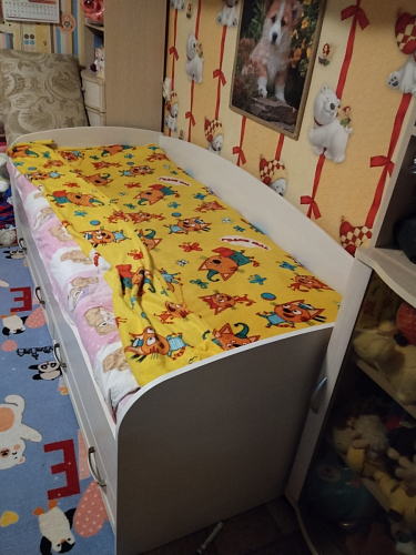 Односпальная кровать Колибри 80 х 190 см бодега фото покупателя 7