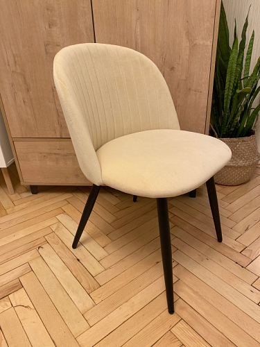 Стул на металлокаркасе Gabi 1 line light blue / black фото покупателя 225