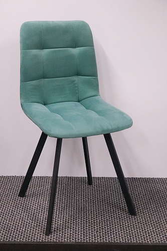 Стул на металлокаркасе Чилли бирюзовый / черный из шоурума 1