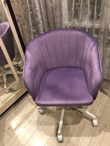 Компьютерное кресло Пард confetti silver серый / черный фото покупателя 196