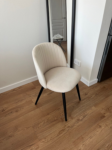 Стул на металлокаркасе Gabi 1 light purple / black фото покупателя 451