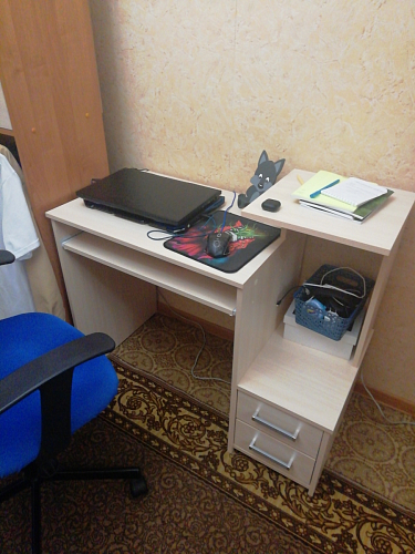 Компьютерный стол Джаз-24 правый дуб сонома фото покупателя 115