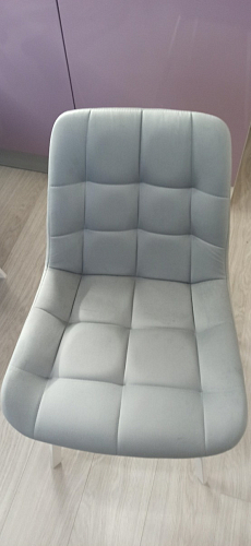 Стул на металлокаркасе Челси К бирюзовый / черный фото покупателя 124