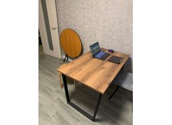 Стол Лота Лофт 120 25 мм сабия / черный матовый фото покупателя 590