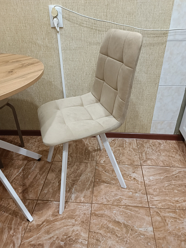 Стул на металлокаркасе Чилли черный / зеленый фото покупателя 904