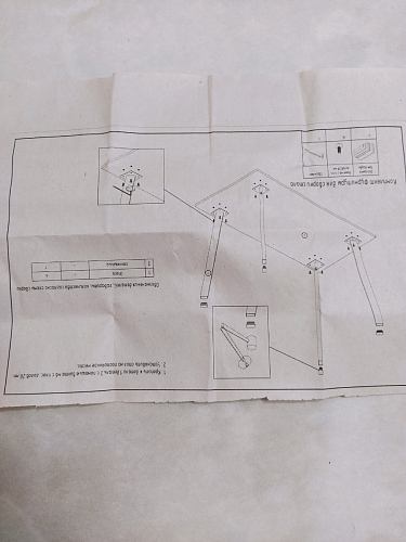 Стеклянный стол Фостер 120(160)х120х76 серый мрамор / черный фото покупателя 61