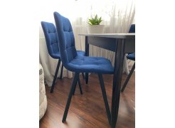 Стул на металлокаркасе Чилли черный фото покупателя 122