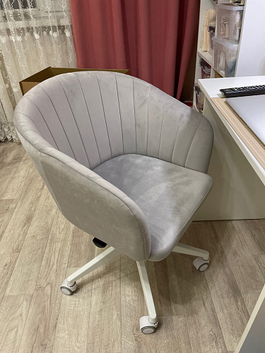 Компьютерное кресло Тибо светло-коричневый / белый фото покупателя 190