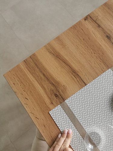 Стол Тринити Лофт 120 32 мм дуб галифакс табако / черный матовый фото покупателя 376