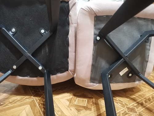 Комплект стульев Чилли 4 шт темно-серый / черный фото покупателя 636