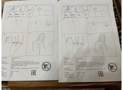 Стул на металлокаркасе Kora gray / black фото покупателя 366