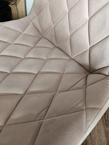 Комплект из "МР Стул Баодин К б/к латте (velutto 08) / черный каркас , 4 шт" фото покупателя 8