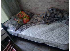 Односпальная кровать Фади 80х200 черная фото покупателя 26