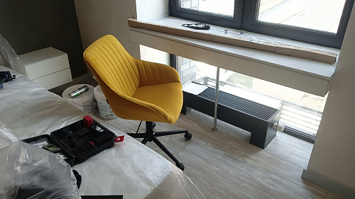 Компьютерное кресло Dublin/Дублин хром / вельвет графит фото покупателя 13