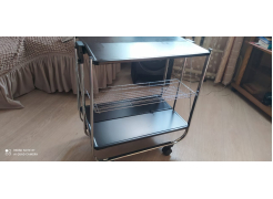 Столик сервировочный SC-5119 складной черный фото покупателя 47