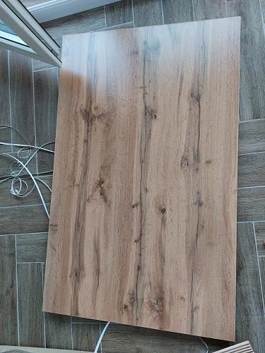 Деревянный стол Лота Лофт 120х75 белый матовый / дуб крафт золотой фото покупателя 269