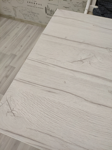 Стол Лота Лофт 140 25 мм черный матовый / бетон фото покупателя 371