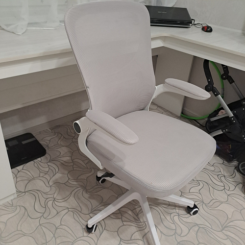 Компьютерное кресло Konfi dark gray / pink / white фото покупателя 188