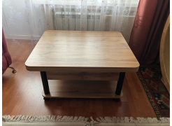 Стол-трансформер Виват дуб вотан / хром фото покупателя 2