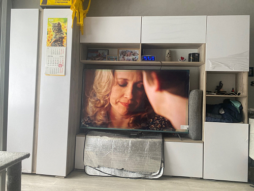 Модульная гостиная Алетра дуб крафт серый / глянец белый комплектация 1 фото покупателя 7